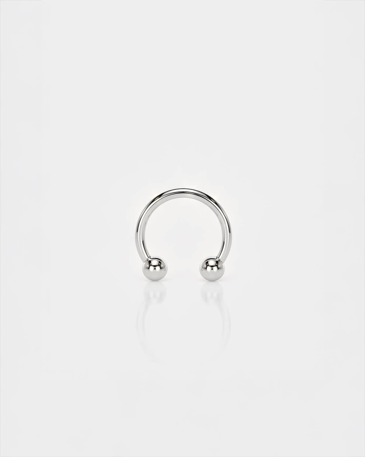 CIRCULAR BARBELL | TITANIUM | POLISHED | 16 GAUGE